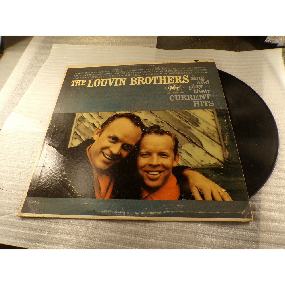 The Louvin Brothers Sing and Play Their Current Hits Vinyl LP Capitol T 2091